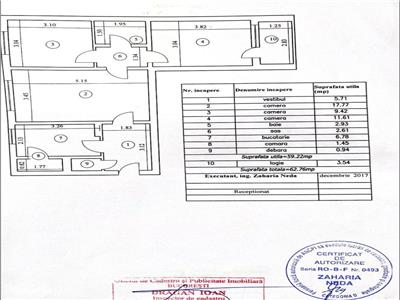 Apartament 3 camere de vanzare Drumul gazarului